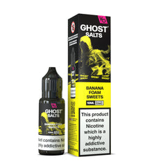 Ghost Salts Banana Foam Sweets Vapes Bars E-Liquid 10ml