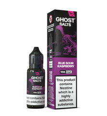 Ghost Salts Blue Sour Raspberry Vapes Bars E-Liquid 10ml
