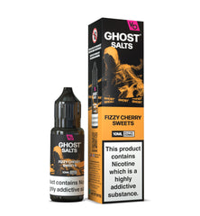 Ghost Salts Fizzy Cherry Sweets Vapes Bars E-Liquid 10ml