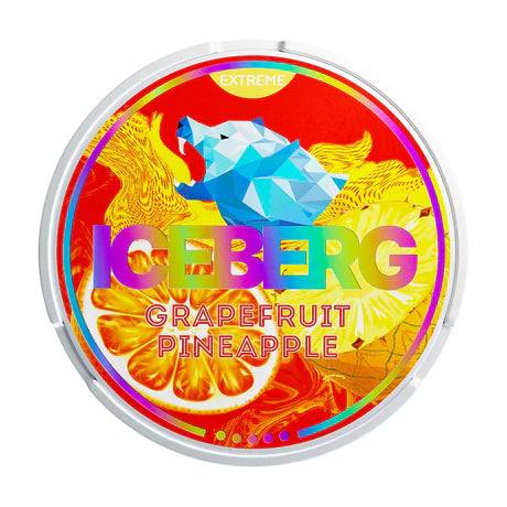 Grapefruit Pineapple Extra Strong Nicotine Pouches by Ice Berg 120mg/g - Click & Vape