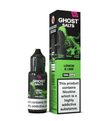 Ghost Salts Lemon & Lime Vapes Bars E-Liquid 10ml