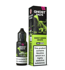 Ghost Salts Sweet Green Grape Vapes Bars E-Liquid 10ml