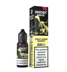Ghost Salts Sweet Lemon Sherbet Vapes Bars E-Liquid 10ml