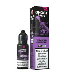 Ghost Salts Very Berry Cranberry Vapes Bars E-Liquid 10ml