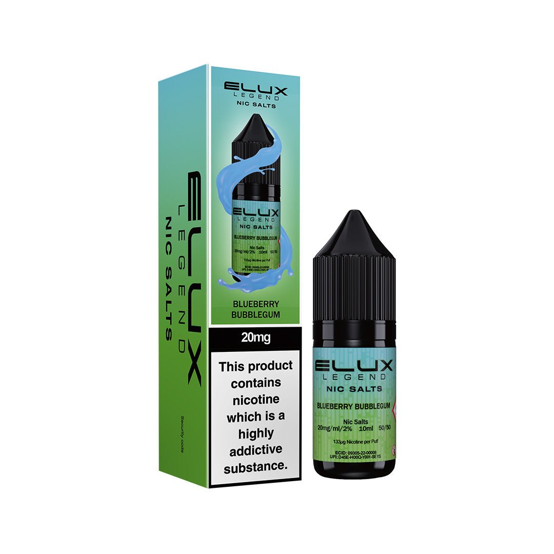 Blueberry Bubblegum Nic Salt E - Liquid by Elux Legend - Power Vape Shop