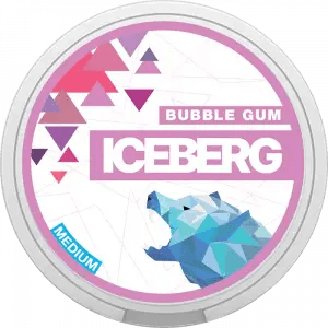 Bubblegum Light Nicotine Pouches by Ice Berg 20mg/g - Click & Vape