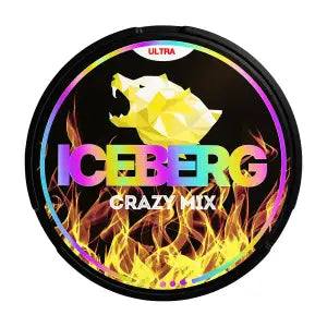 Crazy Mix Ultra Nicotine Pouches by Ice Berg 150mg/g - Click & Vape
