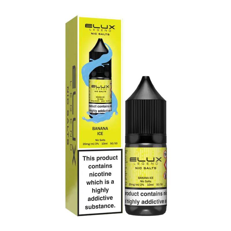 Elux Legend Nic Salt - Banana Ice - 10ml - Click & Vape