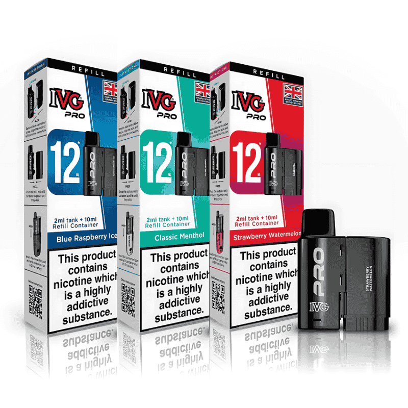 IVG 12 Pro Replacement Pods - Power Vape Shop