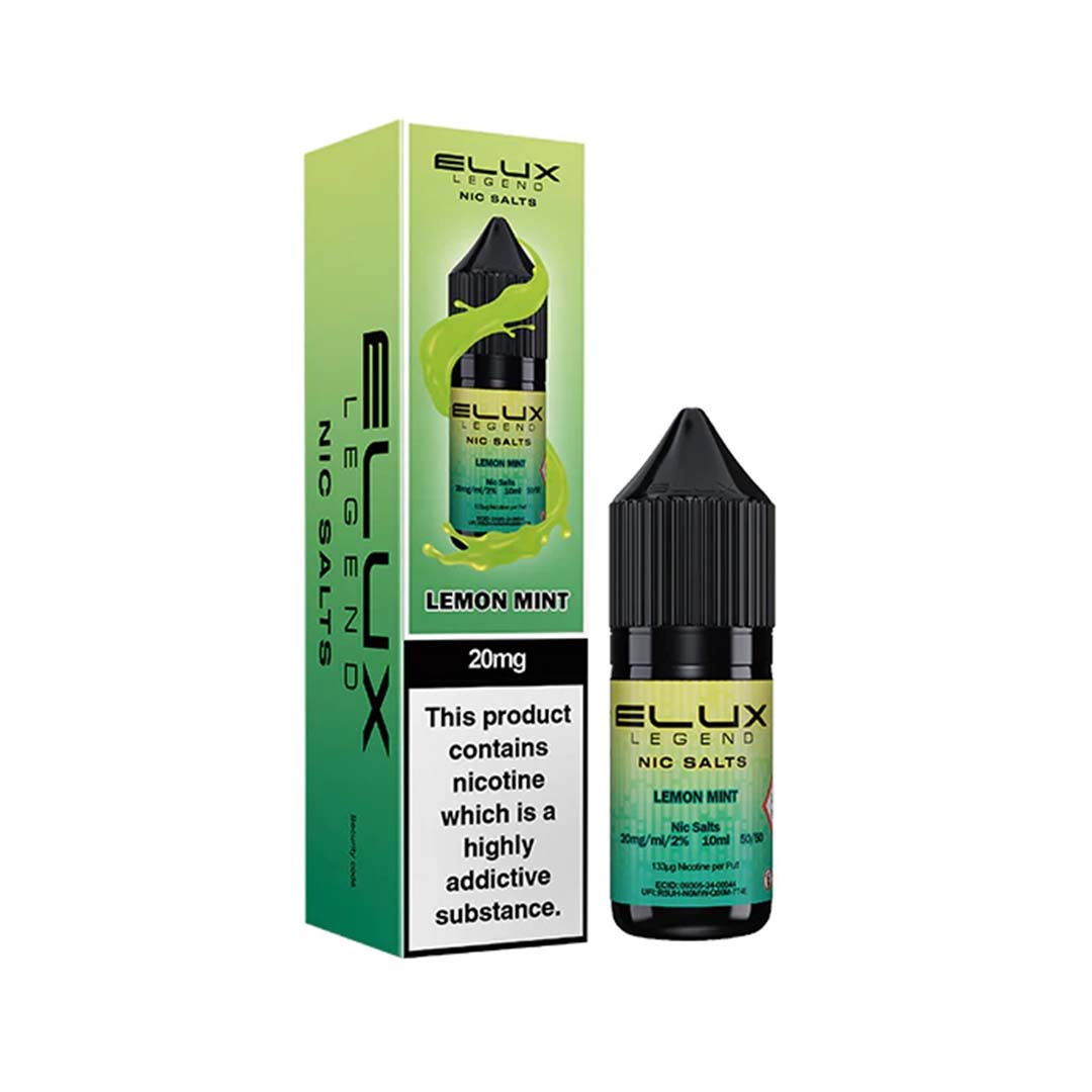 Lemon Mint Nic Salt E - Liquid by Elux Legend - Power Vape Shop