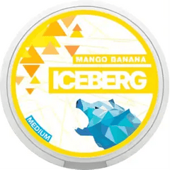 Mango Banana Light Nicotine Pouches by Ice Berg 20mg/g - Click & Vape