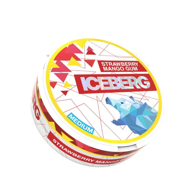 Strawberry Mango Gum Nicotine Pouches Light by Ice Berg 20mg/g - Click & Vape