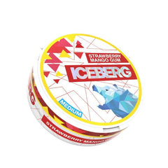 Strawberry Mango Gum Nicotine Pouches Light by Ice Berg 20mg/g - Click & Vape