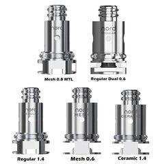 SMOK Nord Replacement Coils - Regular | Ceramic | Mesh | Mesh-MTL - Pack of 5 - Click & Vape