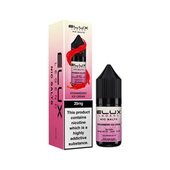 Strawberry Ice Cream Nic Salt E - Liquid by Elux Legend - Power Vape Shop