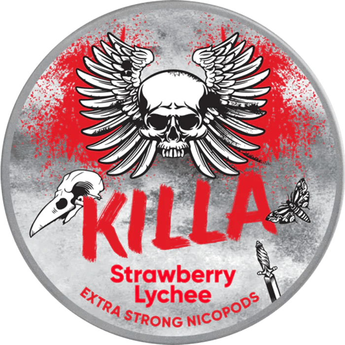 Strawberry Lychee Nicotine Pouches by Killa - Click & Vape