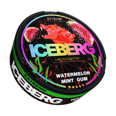Watermelon Mint Gum Limited Edition Nicotine Pouch by Ice Berg 150mg/g - Click & Vape