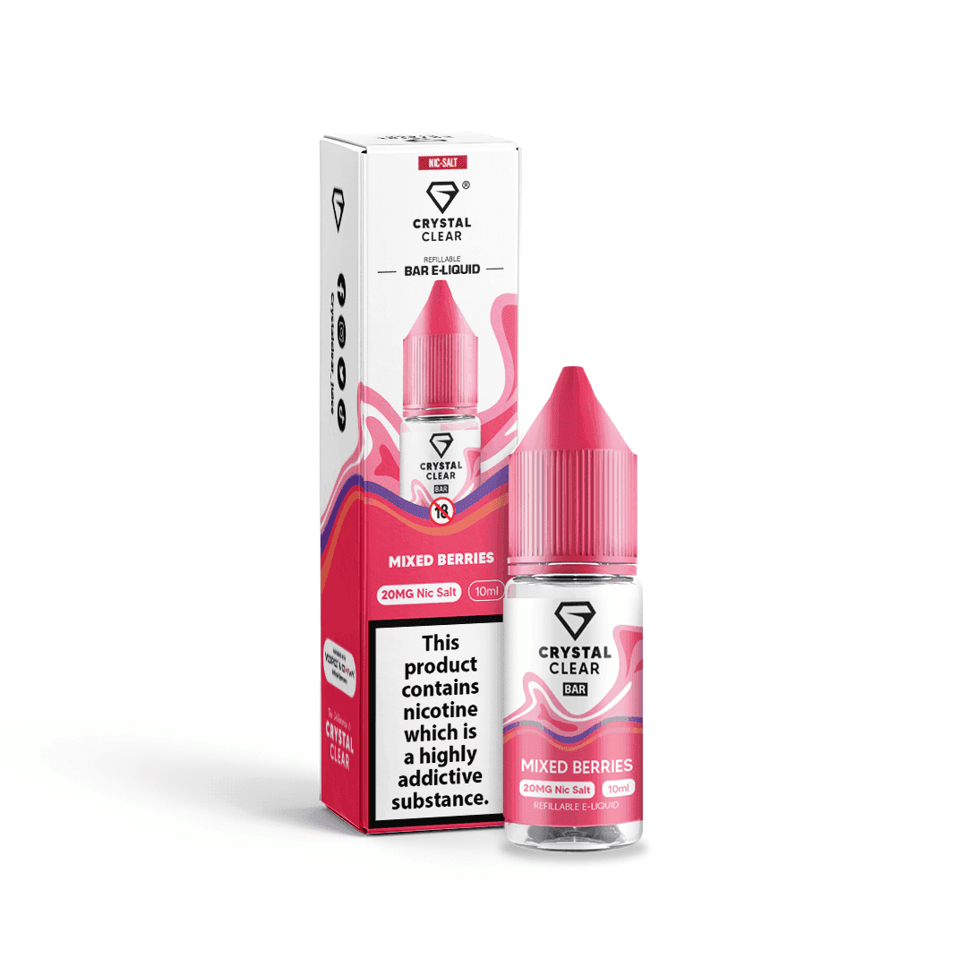 CRYSTAL CLEAR MIXED BERRIES 10ML - Click & Vape