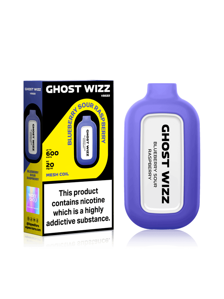  GHOST WIZZ BLUEBERRY SOUR RASPBERRY Disposable Vape