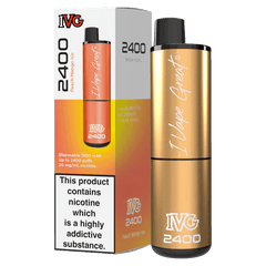 IVG 2400 PEACH MANGO ICE Disposable Vape - Click & Vape
