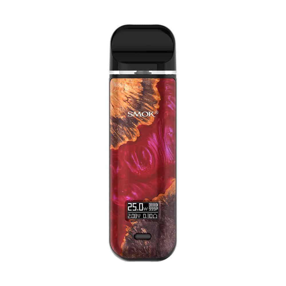 SMOKE NOVO X RED STABILIZING WOOD - Click & Vape