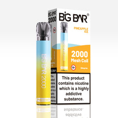 Big Bar 2000 Disposable Vape Kit Pineapple Ice