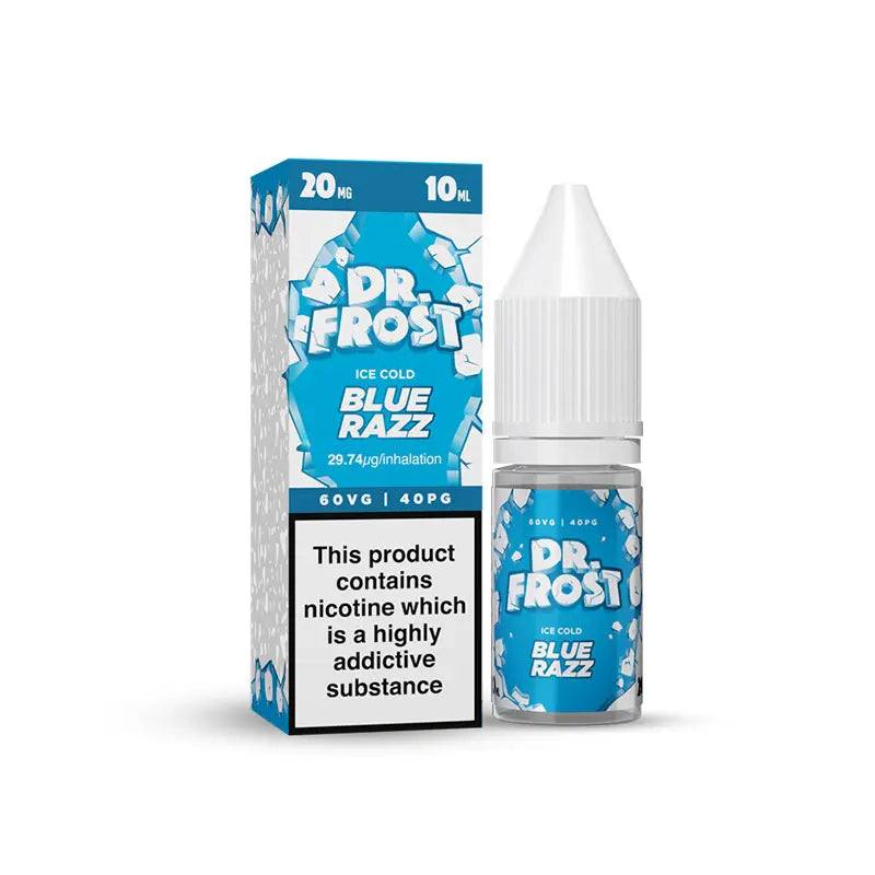 Blue Raspberry Ice Nic Salt E-Liquid by Dr Frost 10ml - Click & Vape