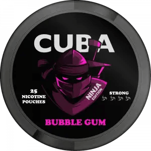 Bubblegum Nicotine Pouches by Cuba Ninja 30mg - Click & Vape