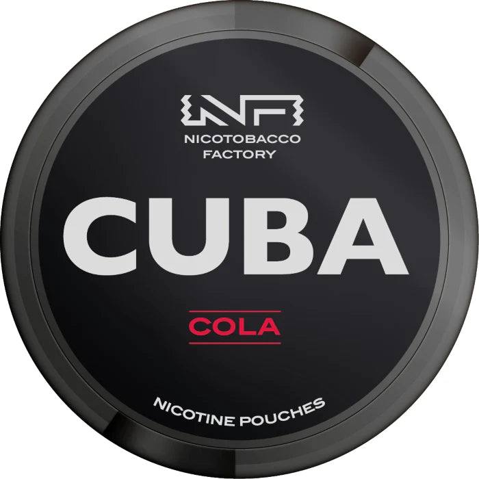 Cola Nicotine Pouches by Cuba Black 43mg | Pack of 25 - Click & Vape