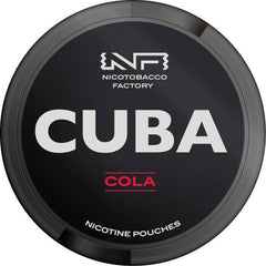 Cola Nicotine Pouches by Cuba Black 43mg | Pack of 25 - Click & Vape