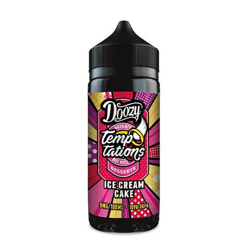 Doozy Temptations E Liquid - Ice Cream Cake - 100ml - Click & Vape