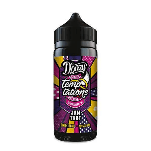 Doozy Temptations E Liquid - Jam Tart - 100ml - Click & Vape