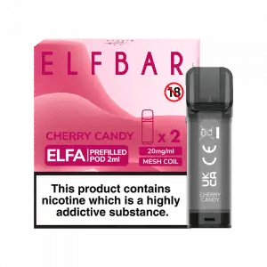 ELF BAR ELFA PRE-FILLED PODS (PACK OF 2) - Cherry Candy - Click & Vape