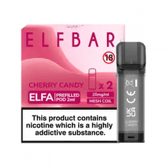 ELF BAR ELFA PRE-FILLED PODS (PACK OF 2) - Cherry Candy - Click & Vape