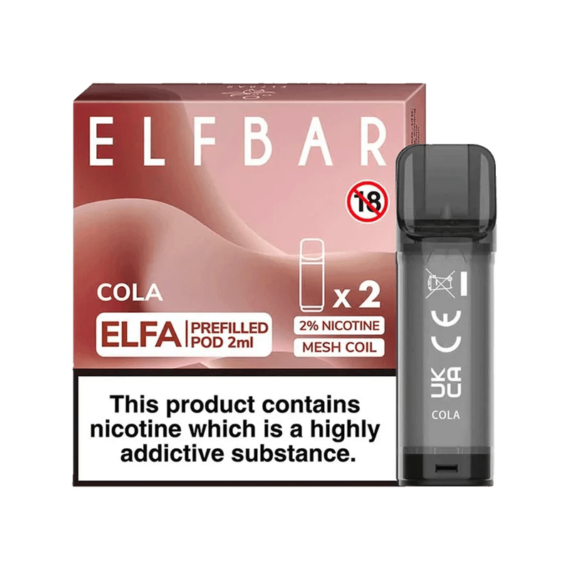 ELF BAR ELFA PRE-FILLED PODS (PACK OF 2) - Cola - Click & Vape