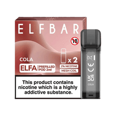 ELF BAR ELFA PRE-FILLED PODS (PACK OF 2) - Cola - Click & Vape