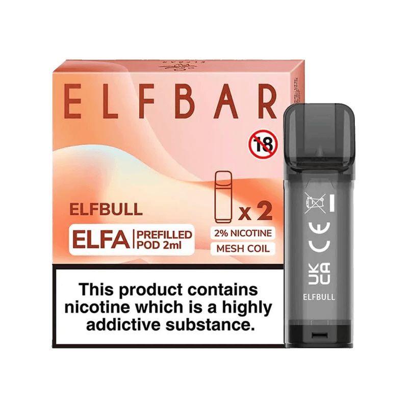 ELF BAR ELFA PRE-FILLED PODS (PACK OF 2) - Elfbull - Click & Vape