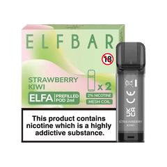 ELF BAR ELFA PRE-FILLED PODS (PACK OF 2) - Strawberry Kiwi - Click & Vape