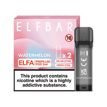 Load image into Gallery viewer, ELF BAR ELFA PRE-FILLED PODS (PACK OF 2) - Watermelon Disposable Vapes - Click &amp; Vape