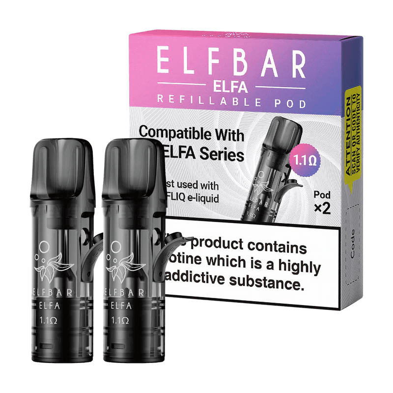 Elfbar Elfa Refillable Empty Pod - Click & Vape