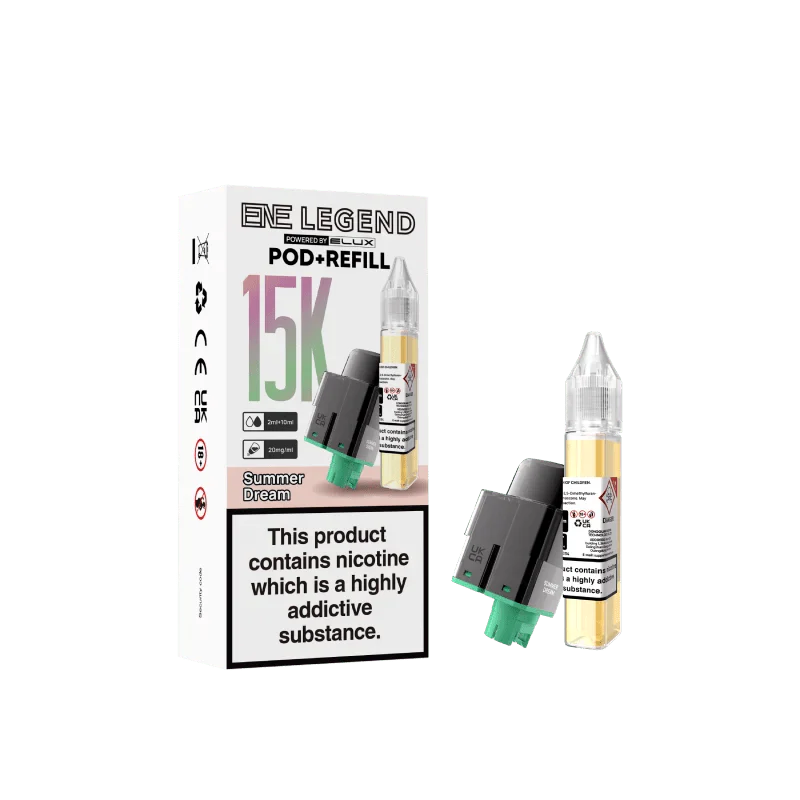 Elux ENE Legend 15k Replacement Pods - Power Vape Shop