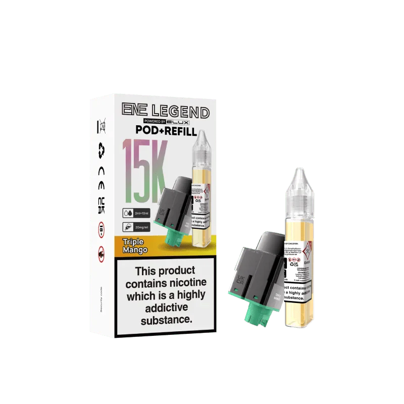 Elux ENE Legend 15k Replacement Pods - Power Vape Shop