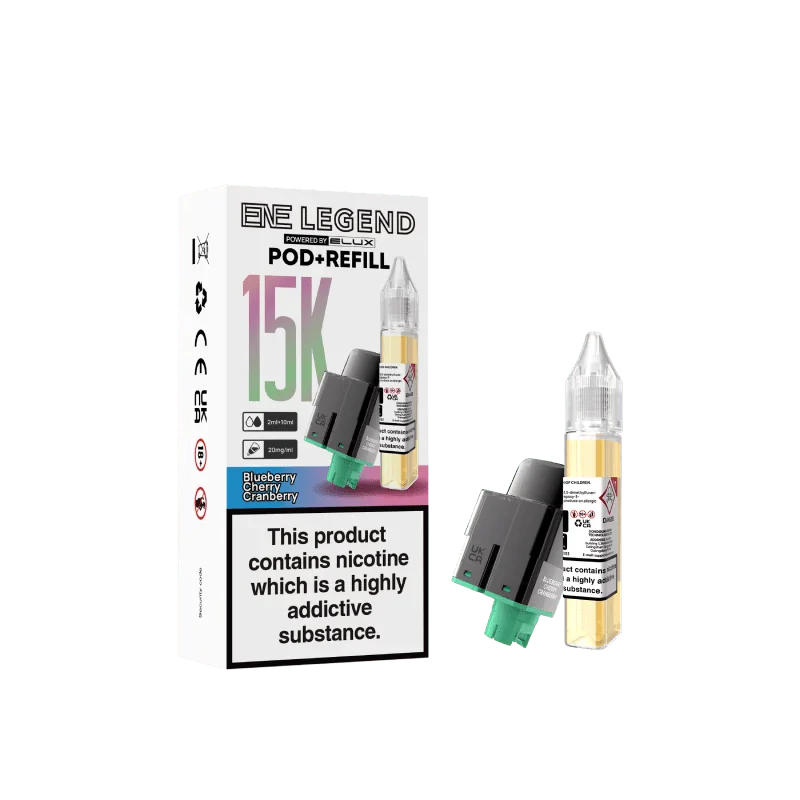 Elux ENE Legend 15k Replacement Pods - Power Vape Shop