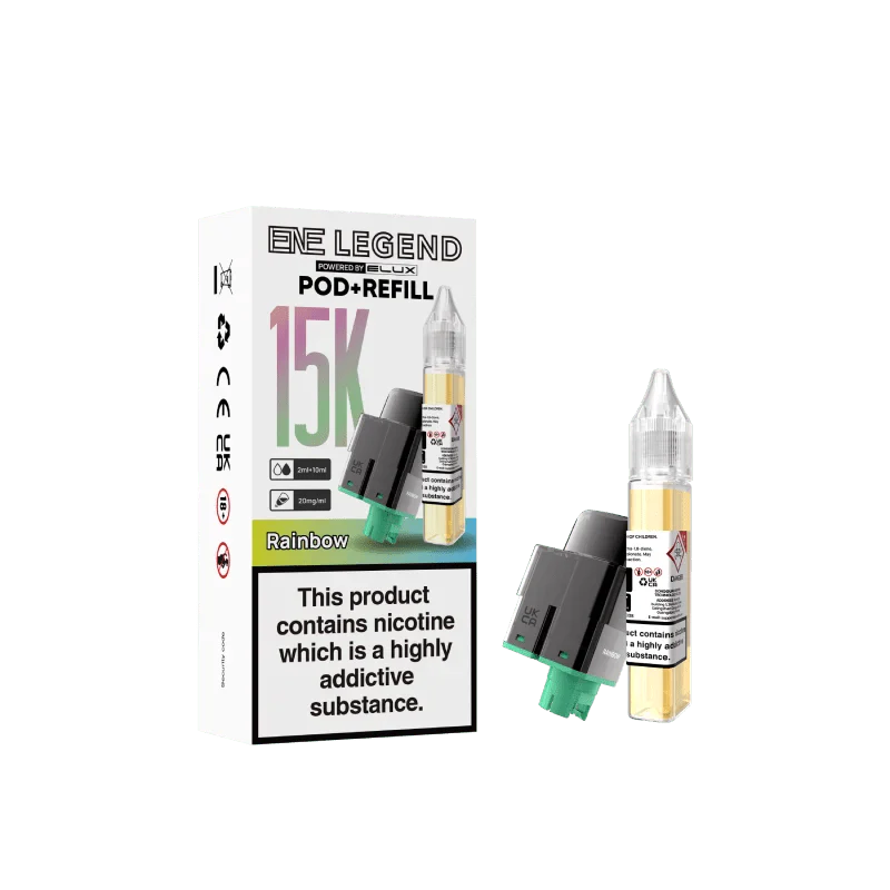 Elux ENE Legend 15k Replacement Pods - Power Vape Shop
