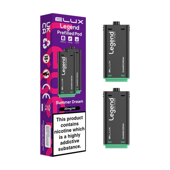 Elux Legend 1500 Prefilled Pods - Power Vape Shop