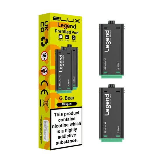 Elux Legend 1500 Prefilled Pods - Power Vape Shop