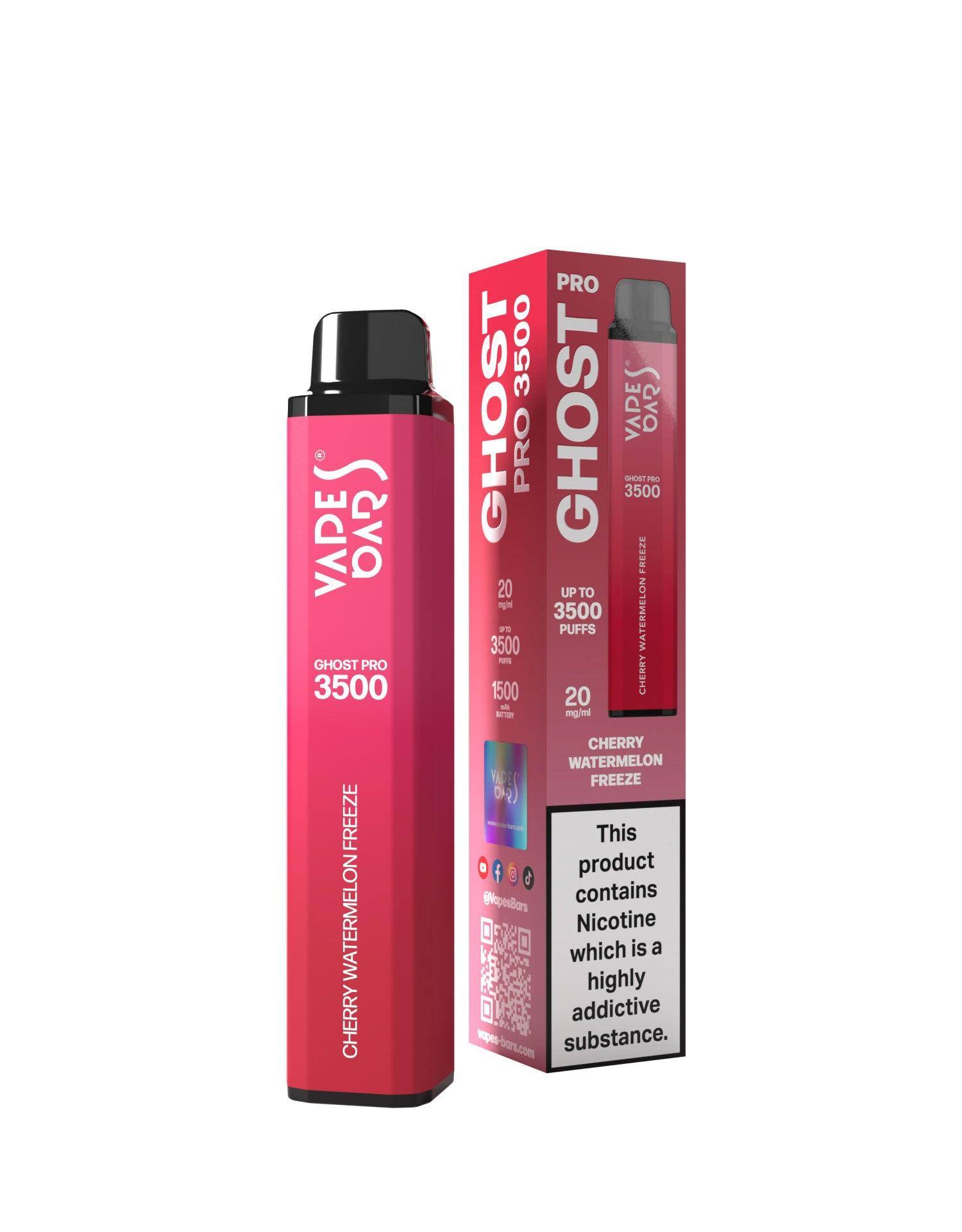 Ghost Pro 3500 Cherry Watermelon Freeze 20MG - Click & Vape