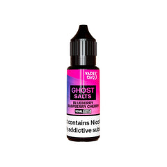 Ghost Salts Blueberry Raspberry Cherry Vapes Bars E-Liquid 10ml - Click & Vape