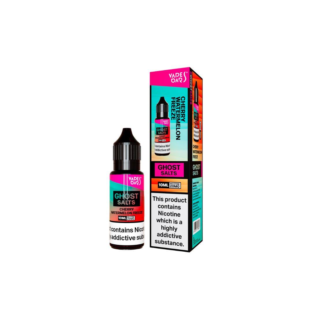 Ghost Salts Cherry Watermelon Freeze Vapes Bars E-Liquid 10ml - Click & Vape