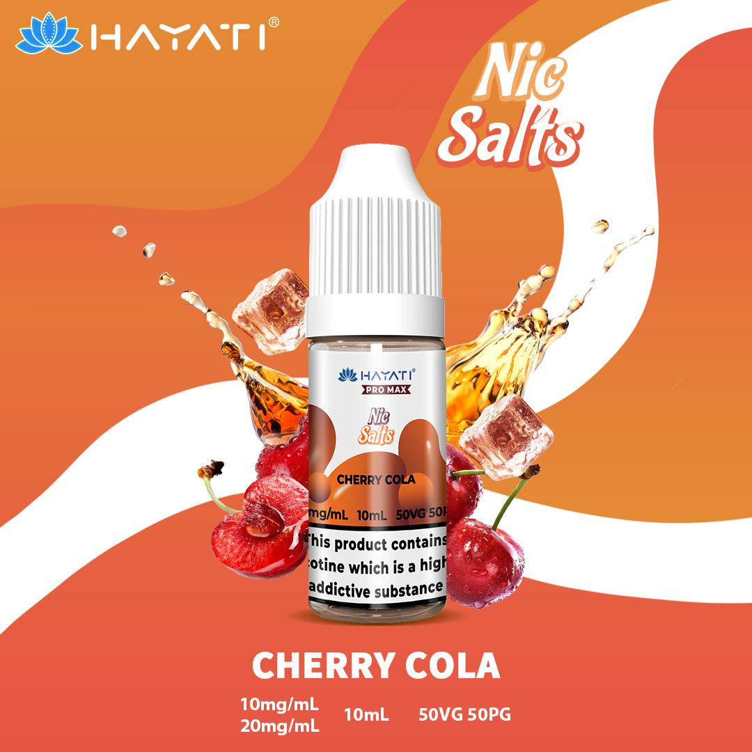 HAYATI Crystal Pro Max Nic Salts 10ml CHERRY COLA - Click & Vape